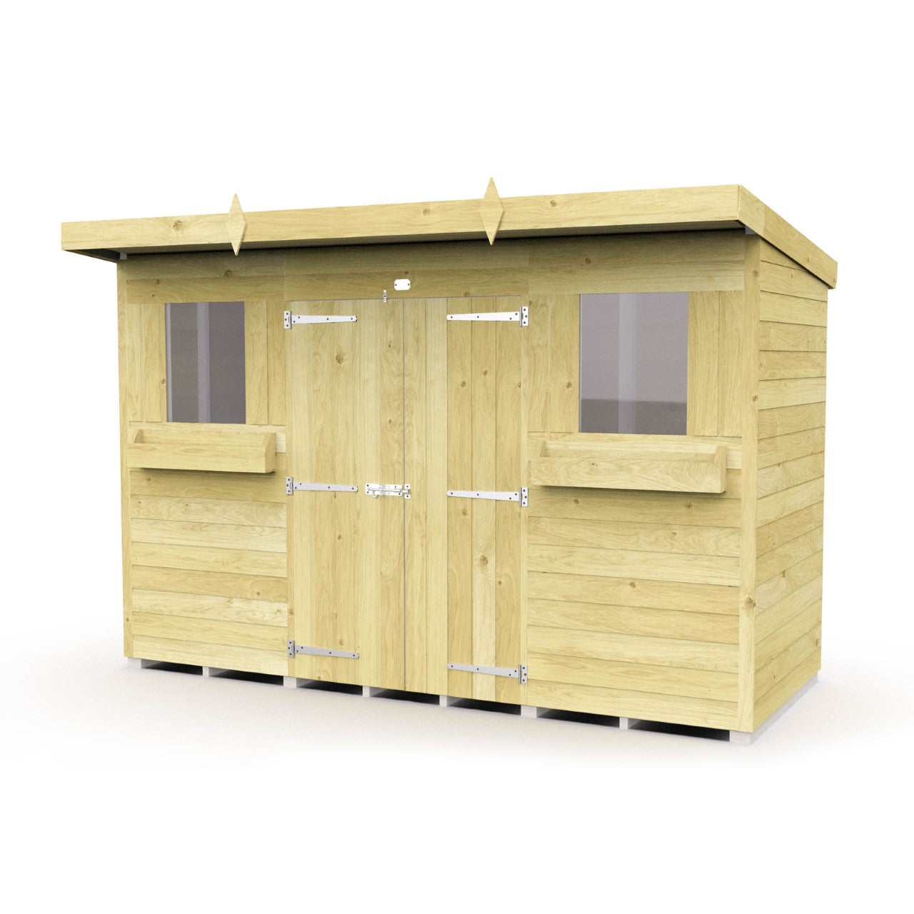 Elmstead Pent Summer Shed External View
