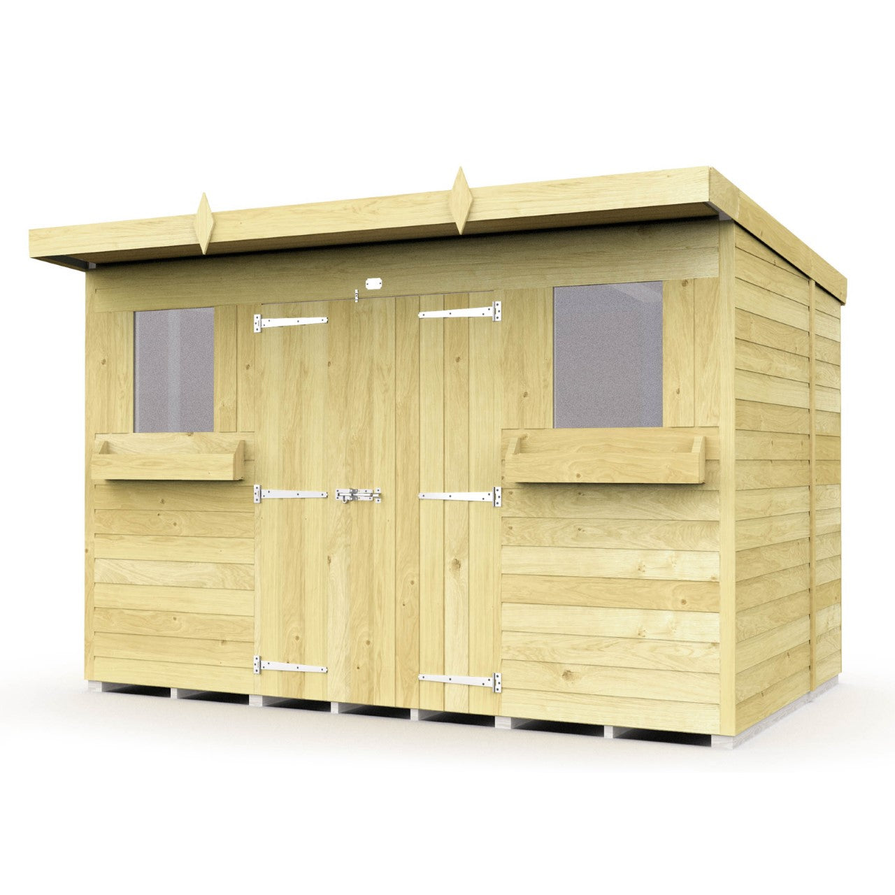 Elmstead Pent Summer Shed External View