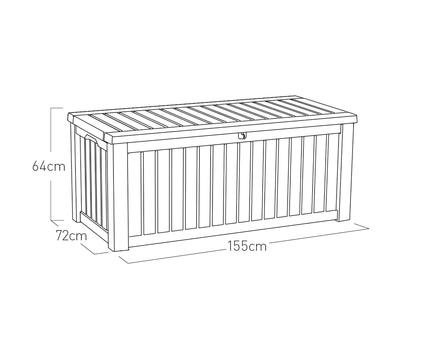 Keter Rockwood Storage Box 570L