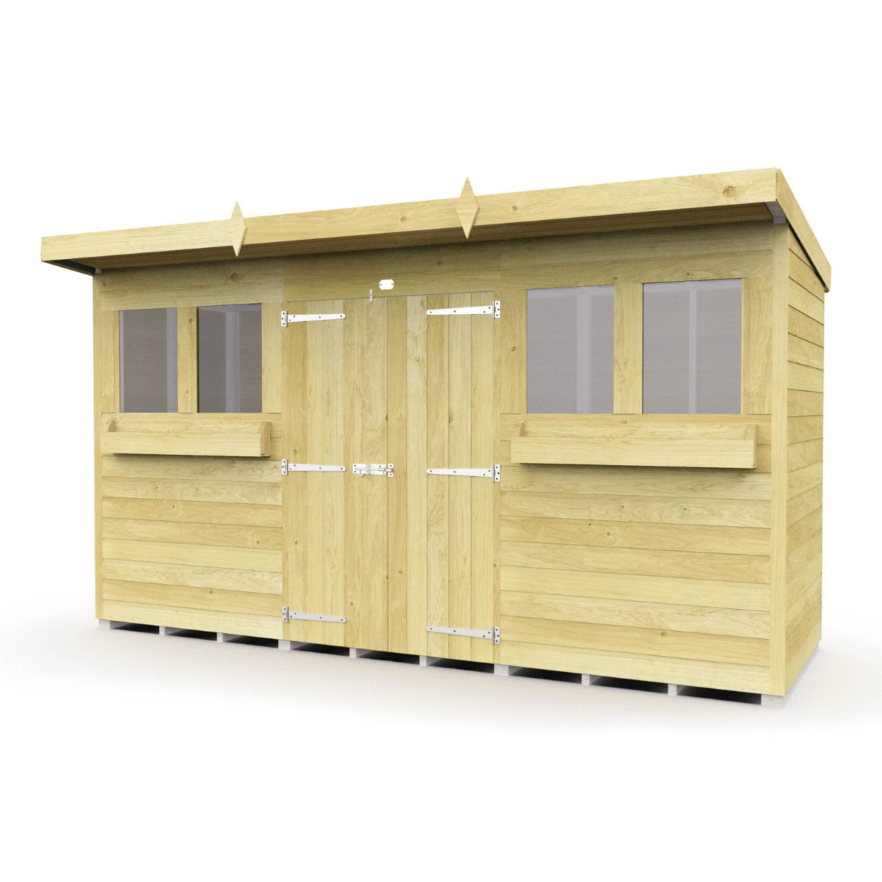 Elmstead Pent Summer Shed External View