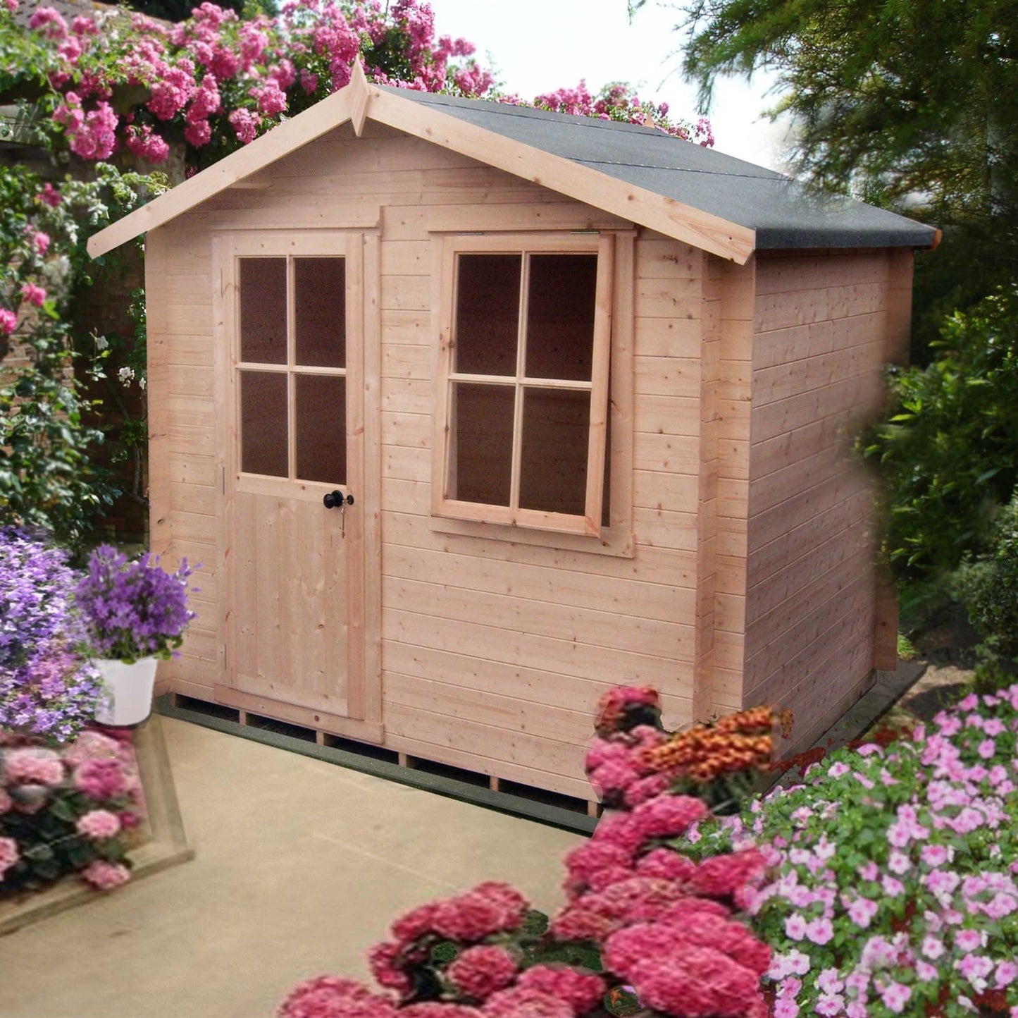 Shire Avesbury 19mm Log Cabin 10x10