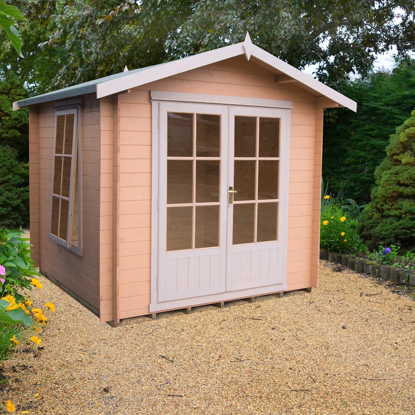 Shire Barnsdale 19mm Log Cabin 7x7