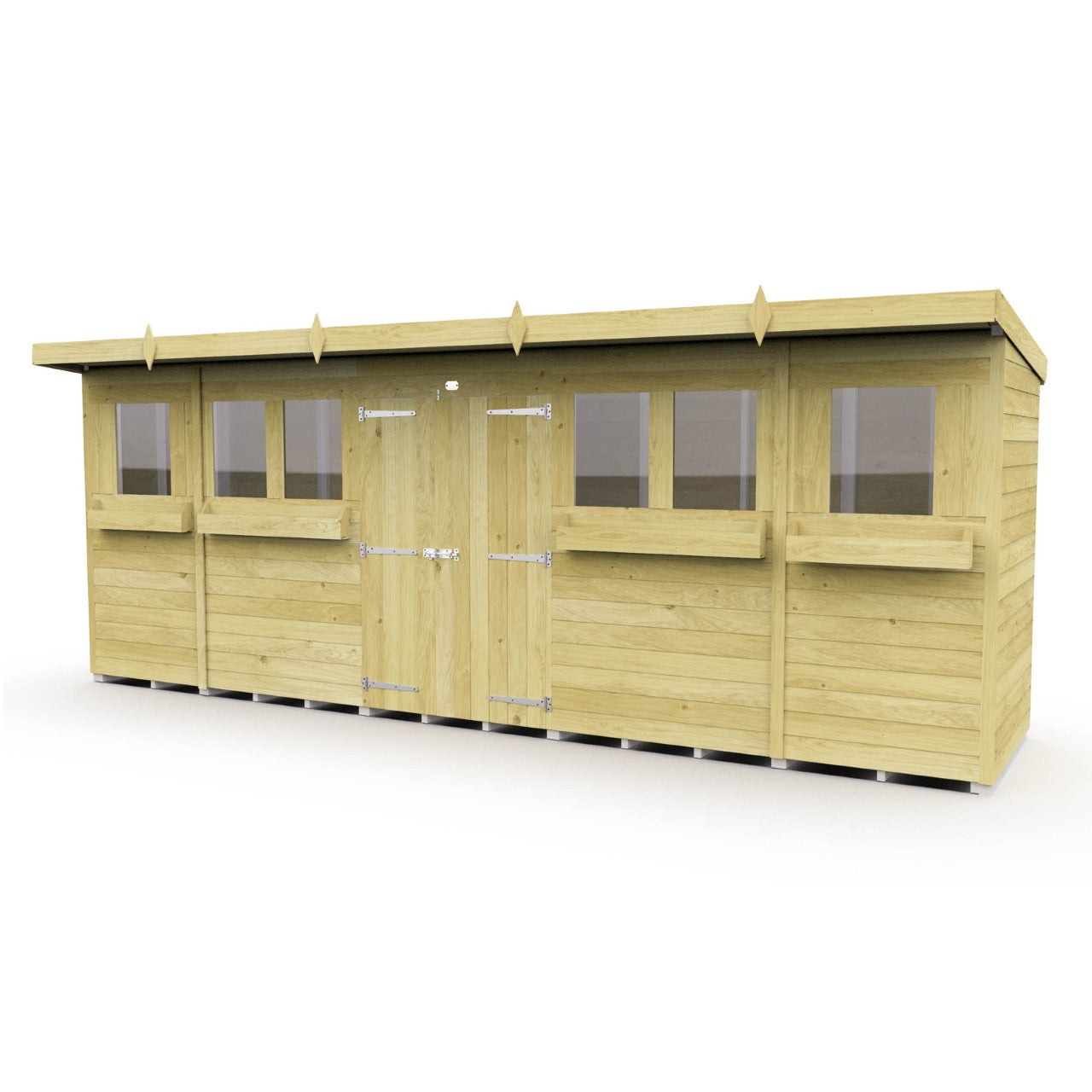 Elmstead Pent Summer Shed External View