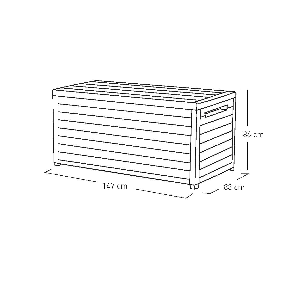 Keter Ontario XXL Deck Box 870L