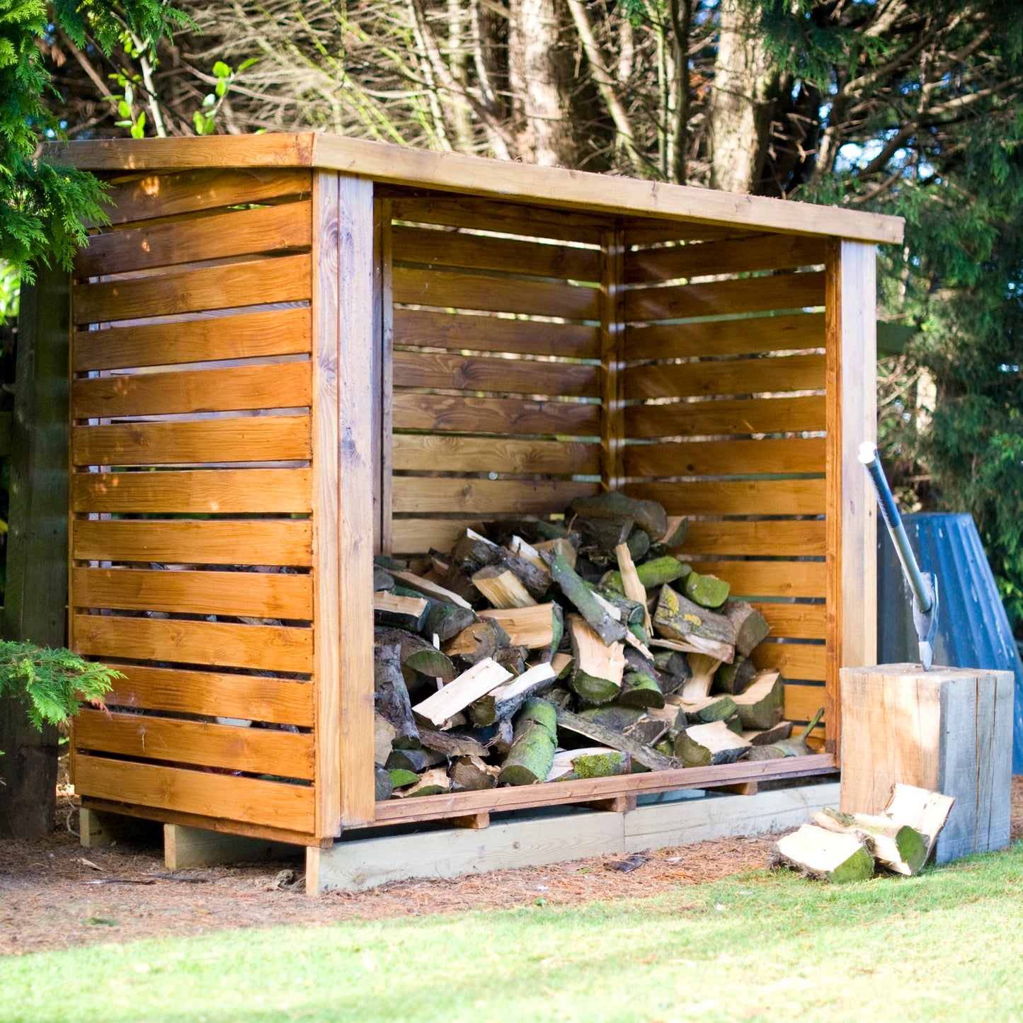 Shire Heavy Duty Wooden Log Store 6 x 3