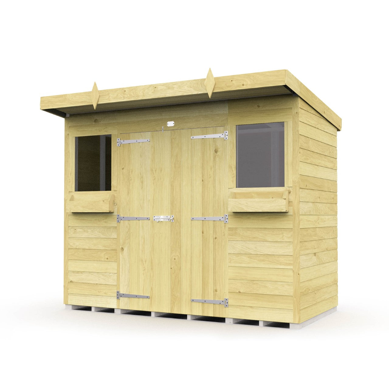 Elmstead Pent Summer Shed External View