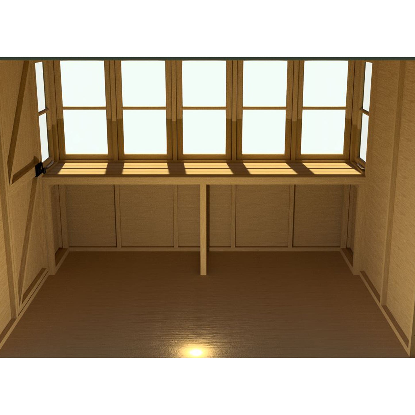 Shire Sun Pent Shiplap Potting Shed 8x6