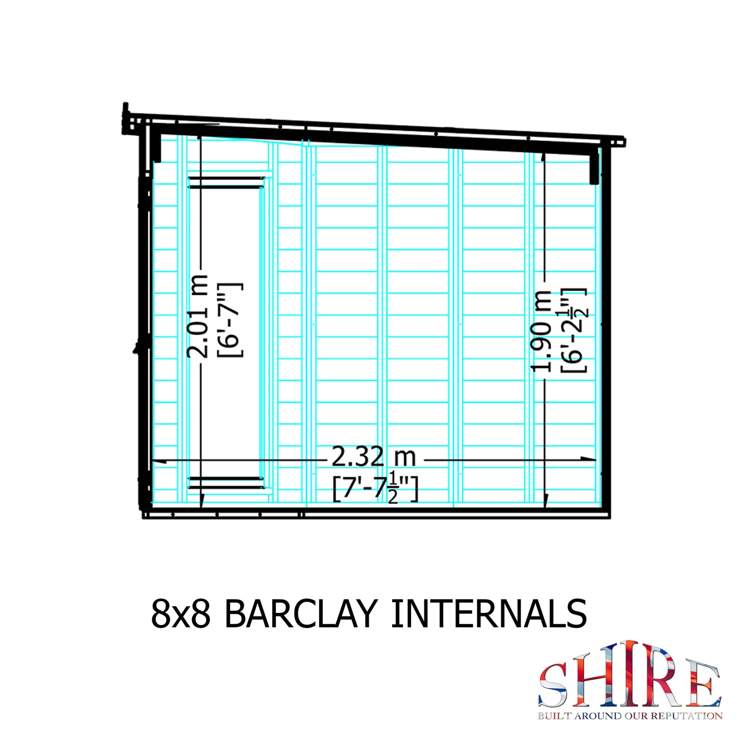 Shire Barclay Corner Summerhouse 8x8