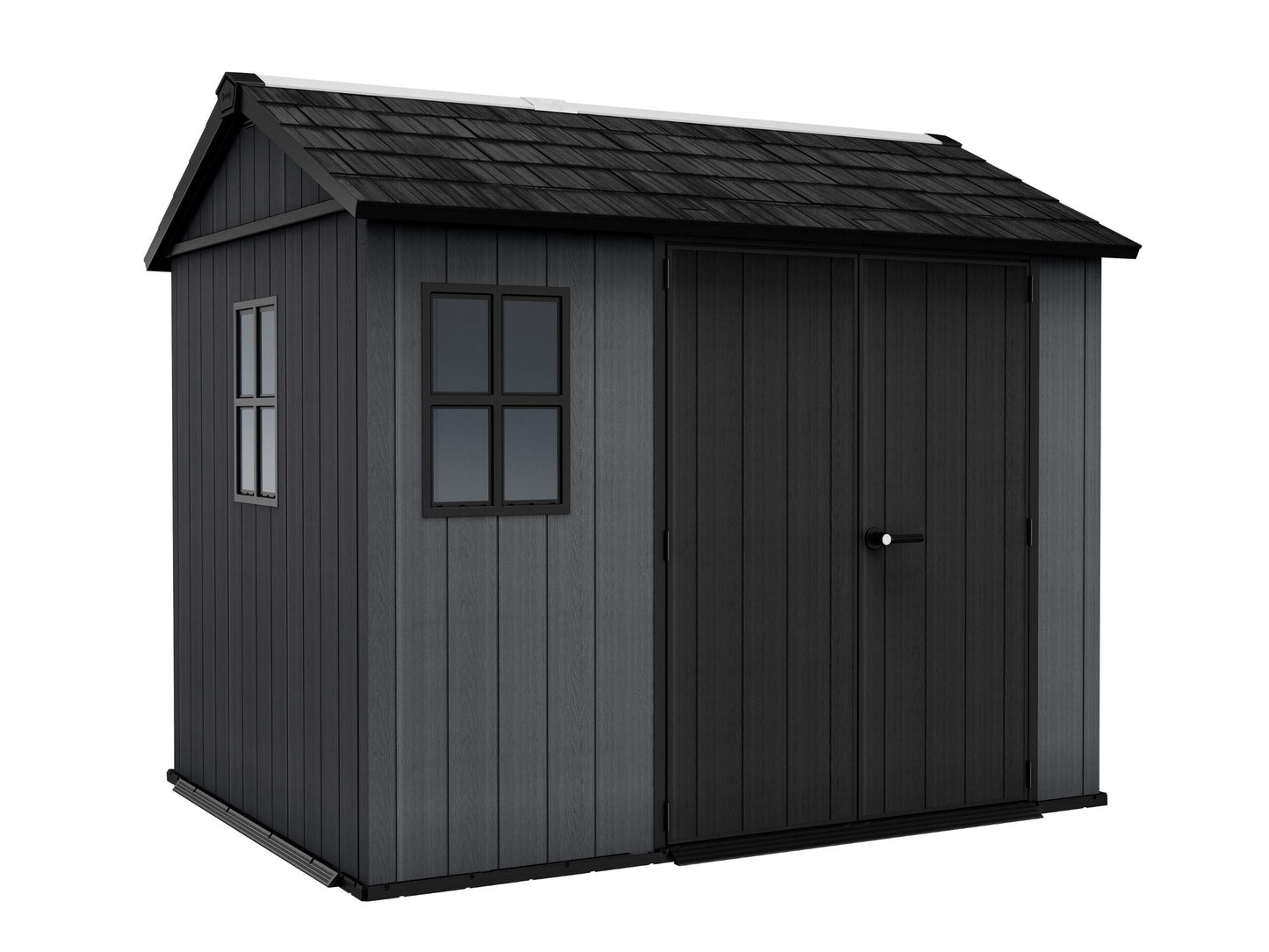 Keter Newton Plus Resin Shed Grey - 15 Year Guarantee