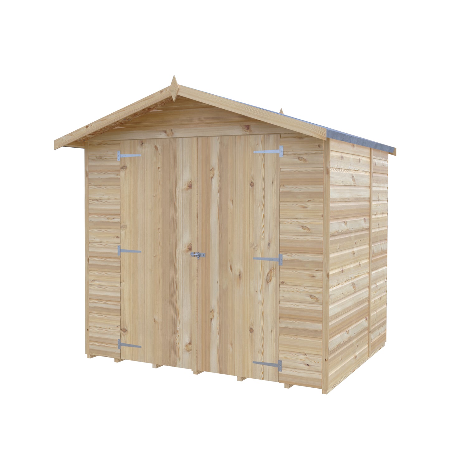 Shire Alderney Shiplap Tongue & Groove Apex Shed 7x5