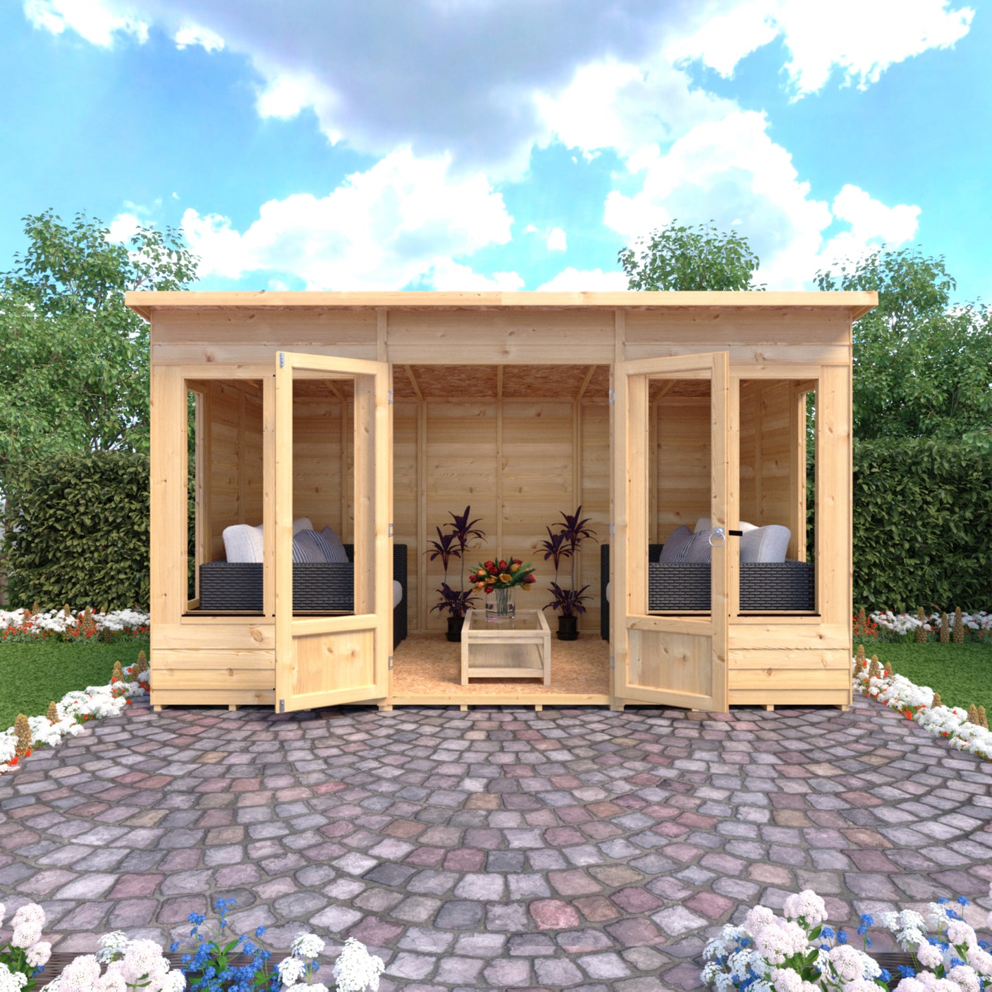 Shire Alora Pent Summerhouse 12x6
