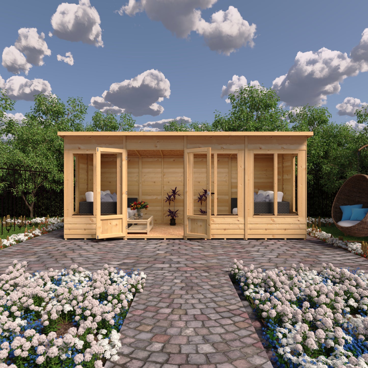 Shire Alora Pent Summerhouse 16x6