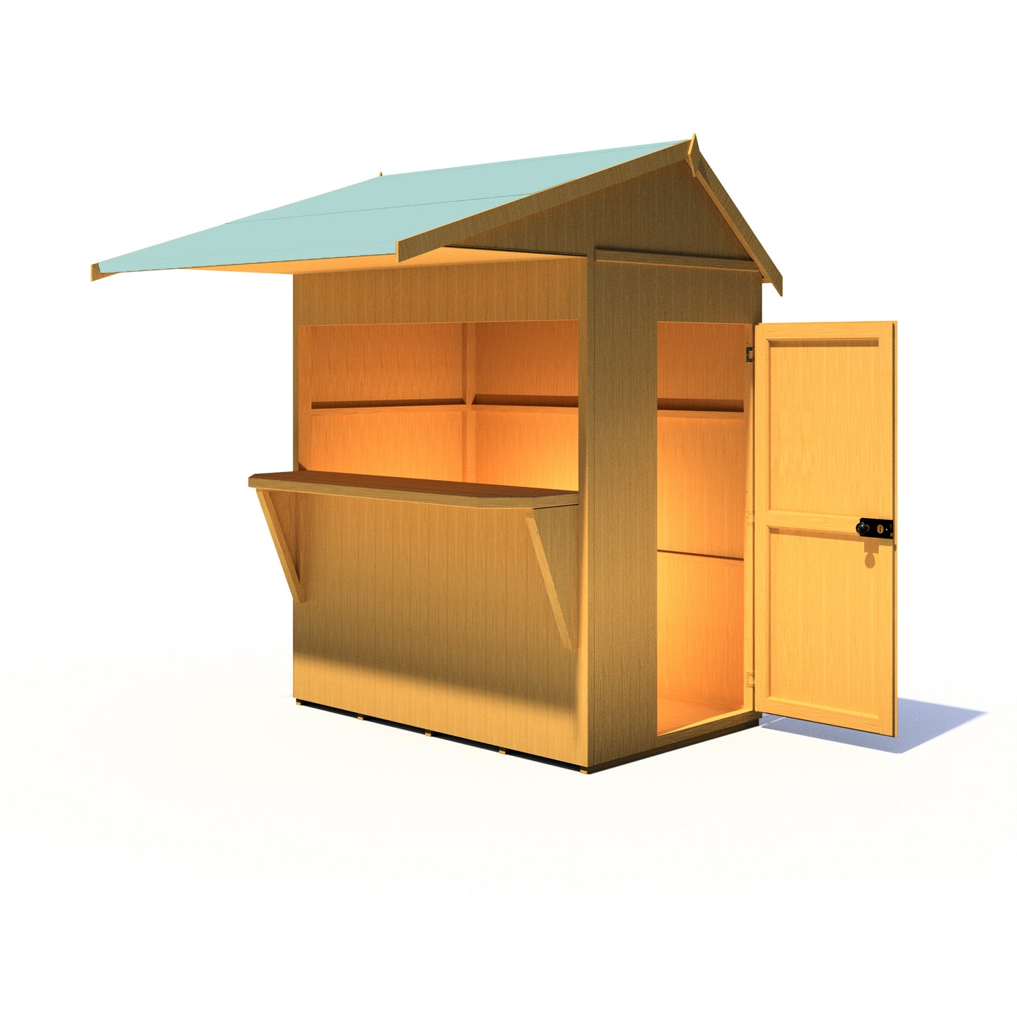 Shire Paradise Garden Bar and Store 6x4 Apex Roof