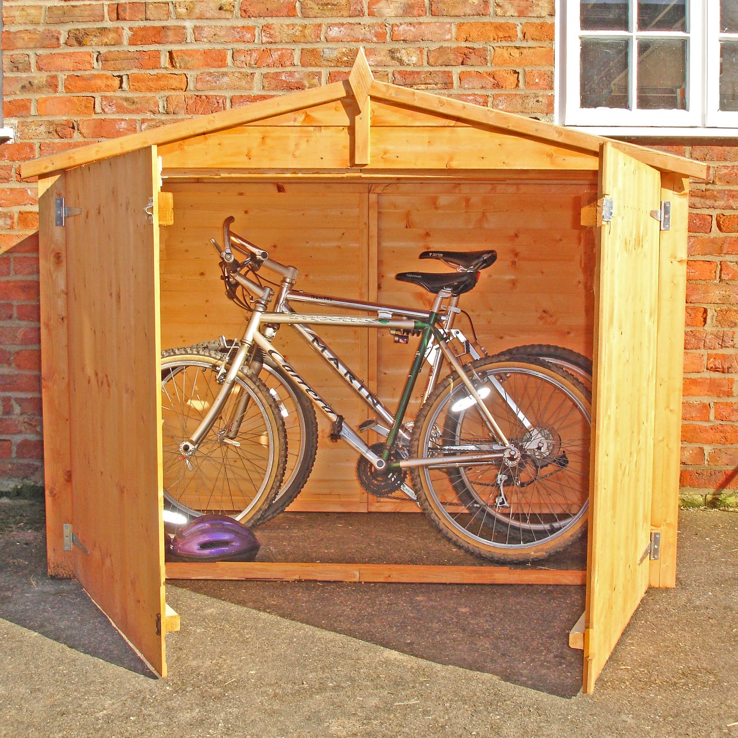 Shire Shiplap Bike Storage Apex Roof without floor 6'x3'