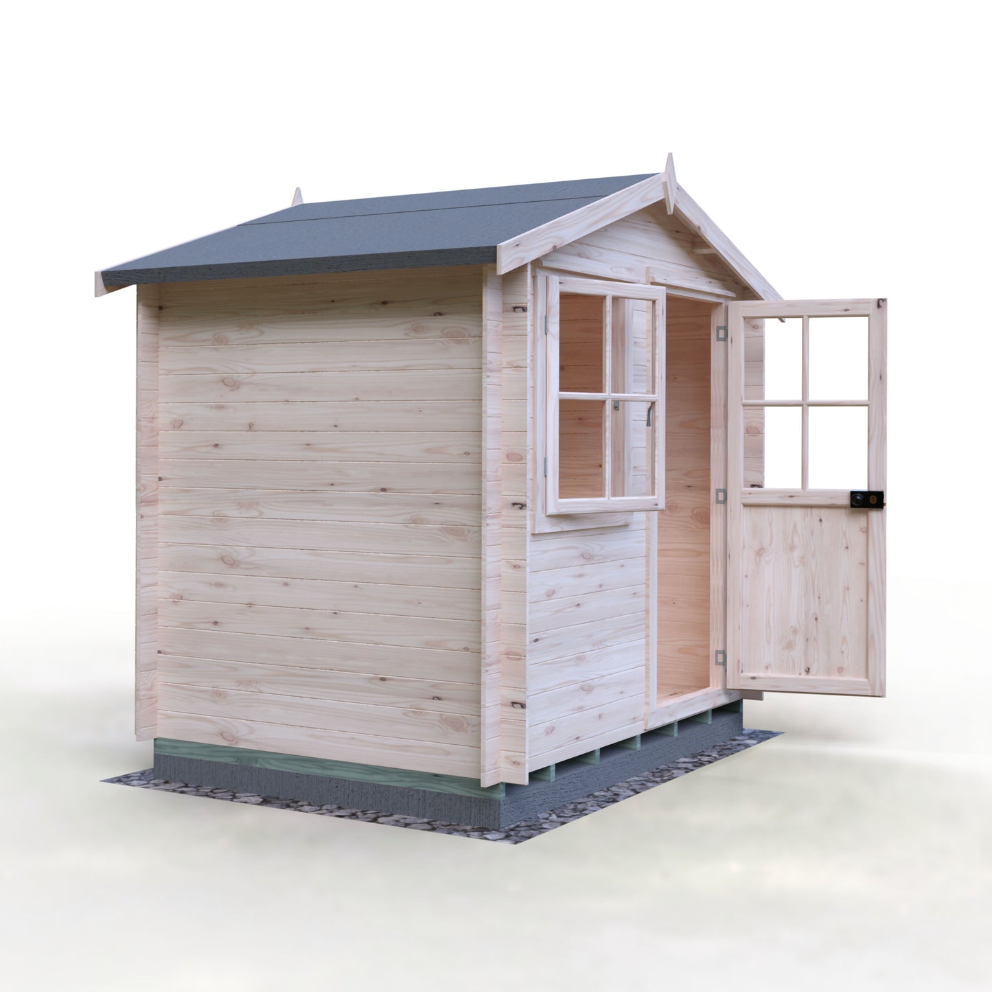 Shire Avesbury 19mm Log Cabin 8x6