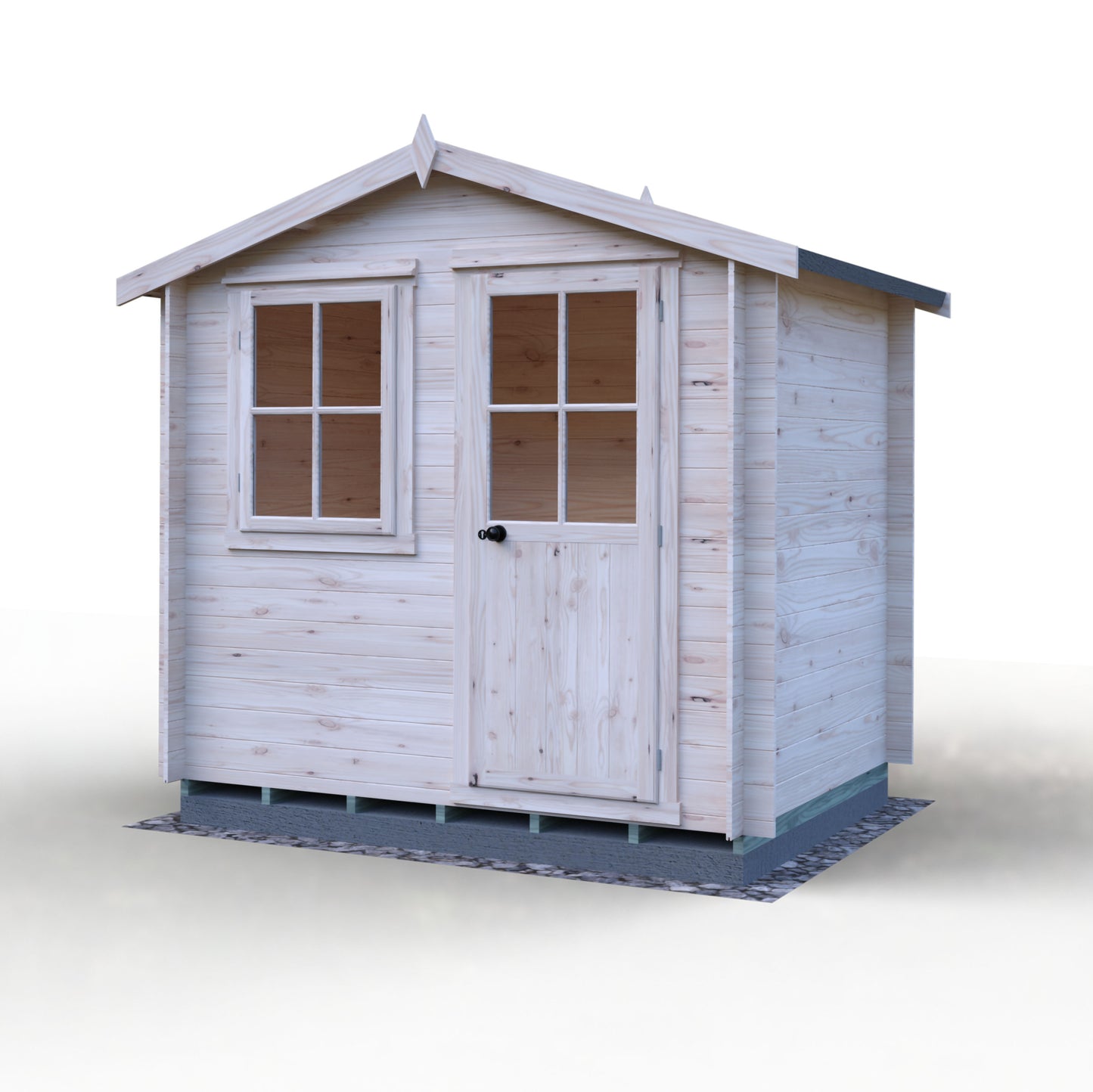 Shire Avesbury 19mm Log Cabin 8x6
