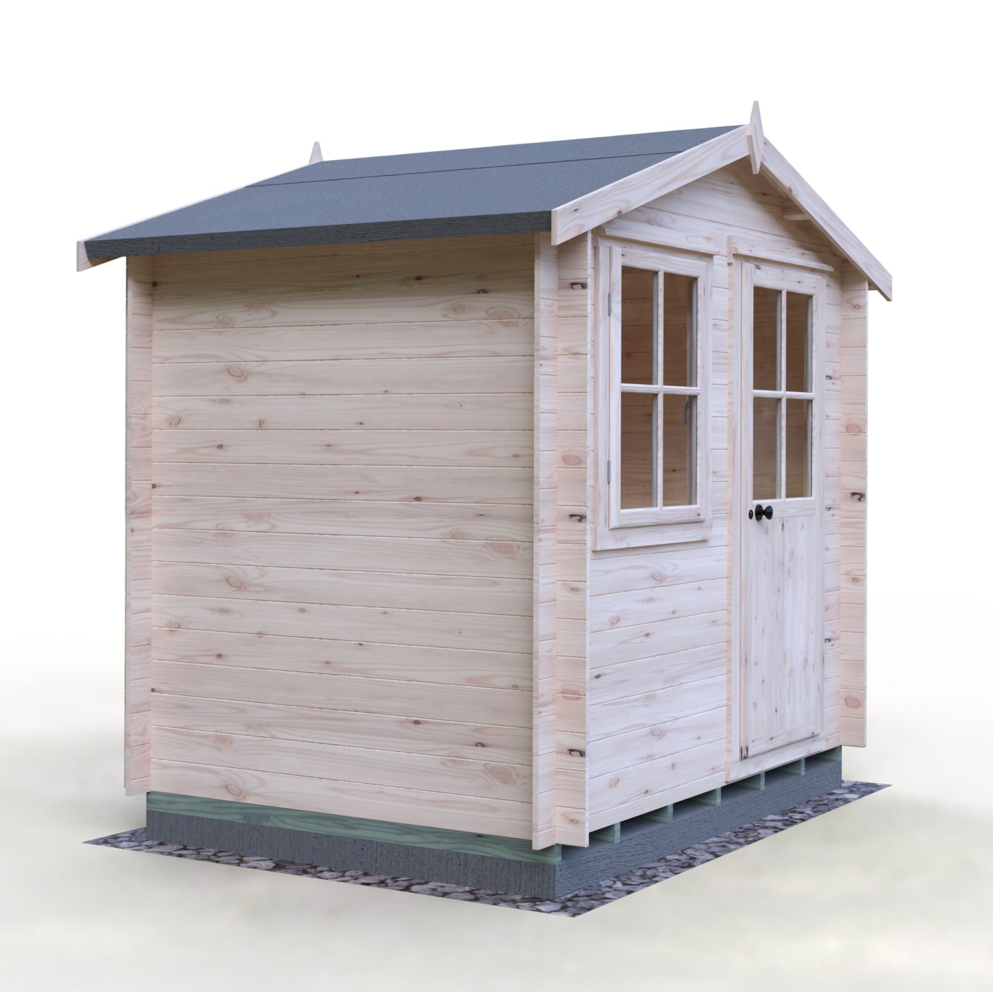 Shire Avesbury 19mm Log Cabin 8x6