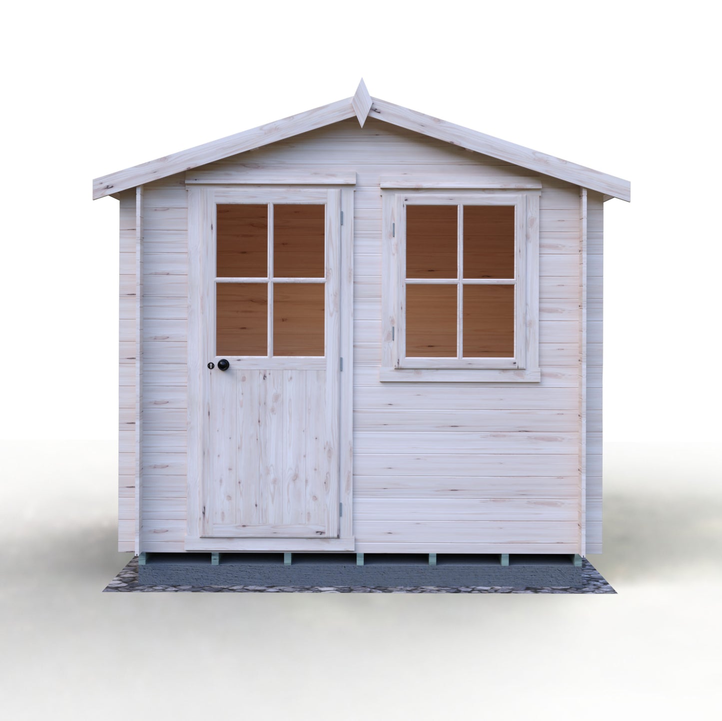 Shire Avesbury 19mm Log Cabin 8x6