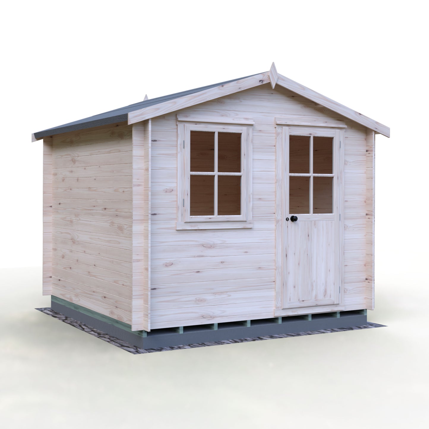 Shire Avesbury 19mm Log Cabin 9x9