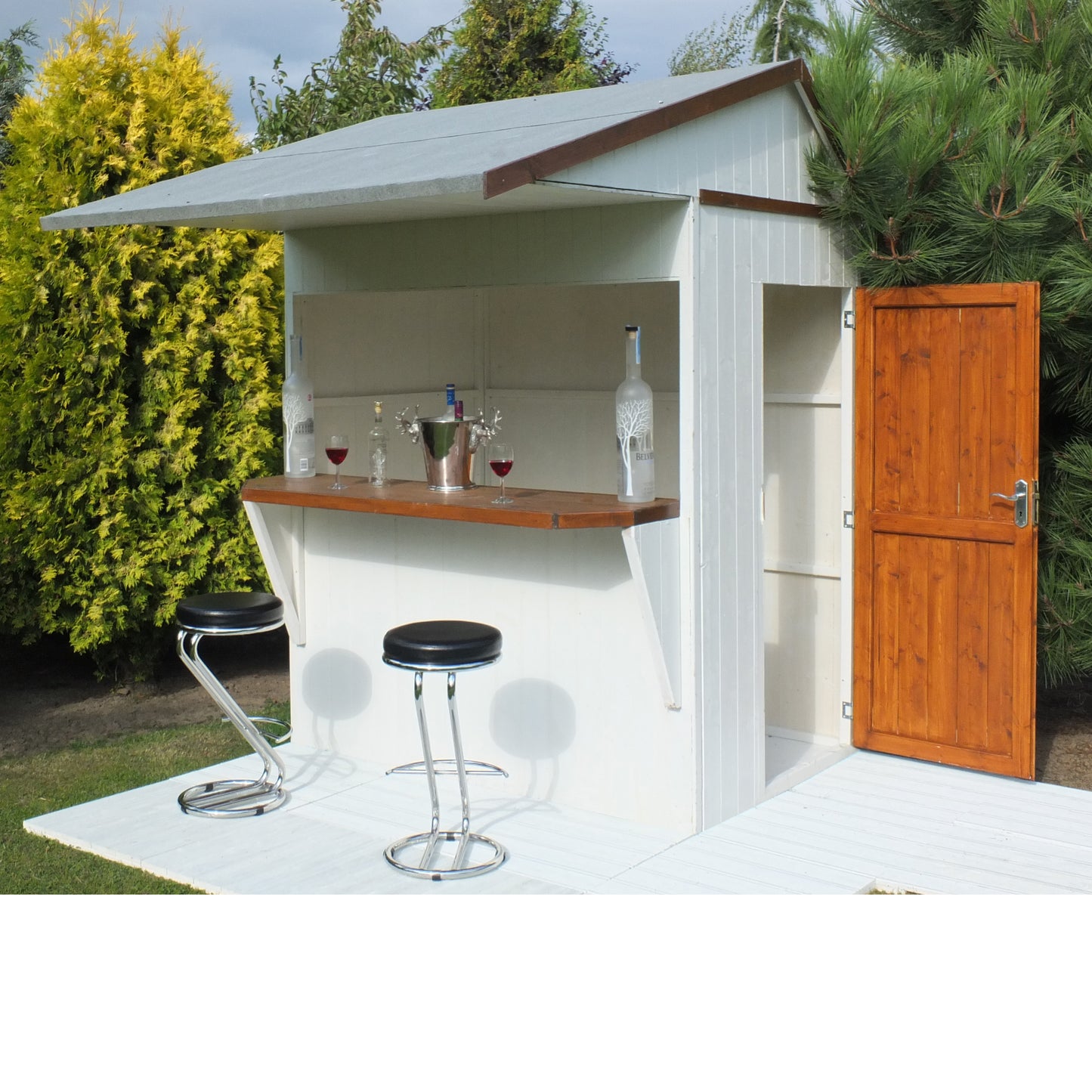 Shire Paradise Garden Bar and Store 6x4 Apex Roof