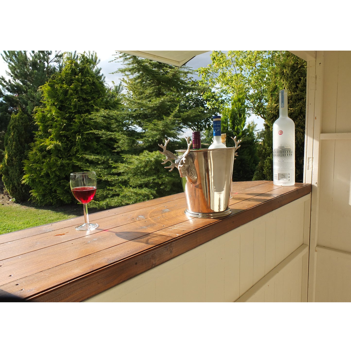 Shire Paradise Garden Bar and Store 6x4 Apex Roof
