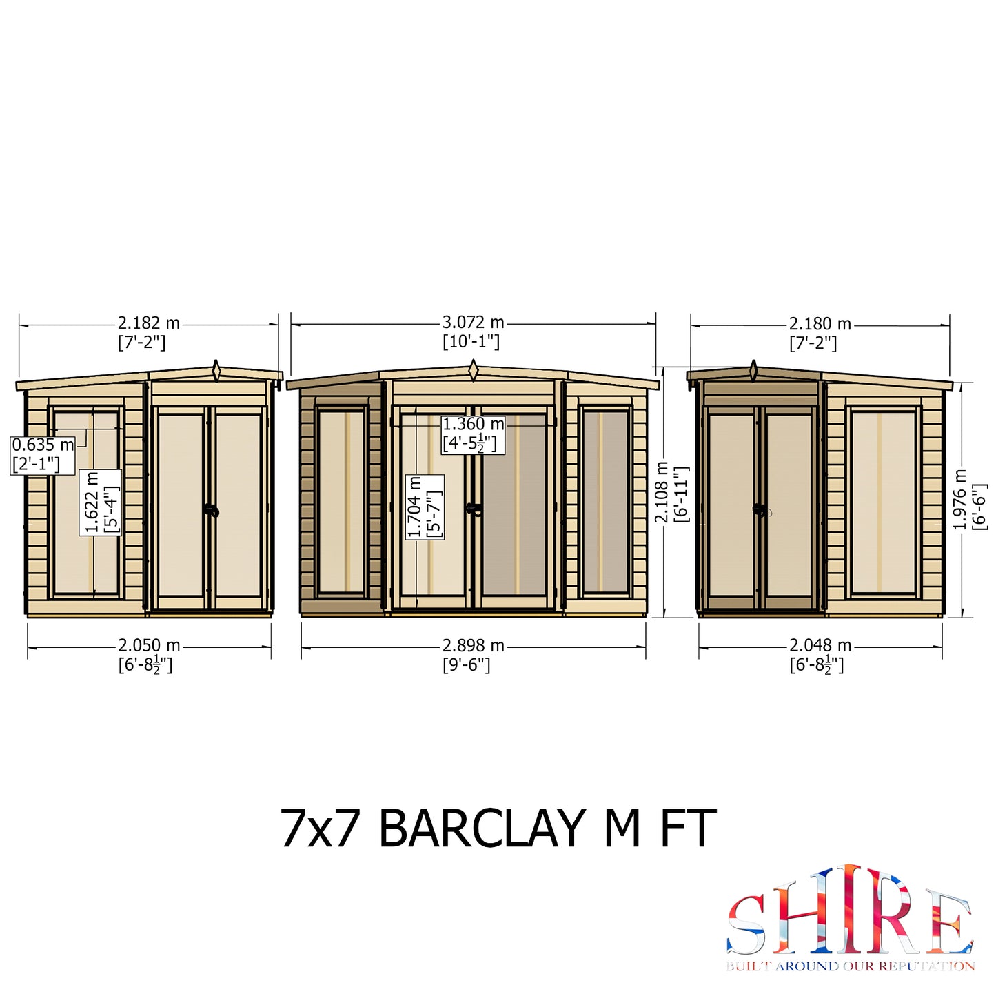 Shire Barclay Corner Summerhouse 7x7