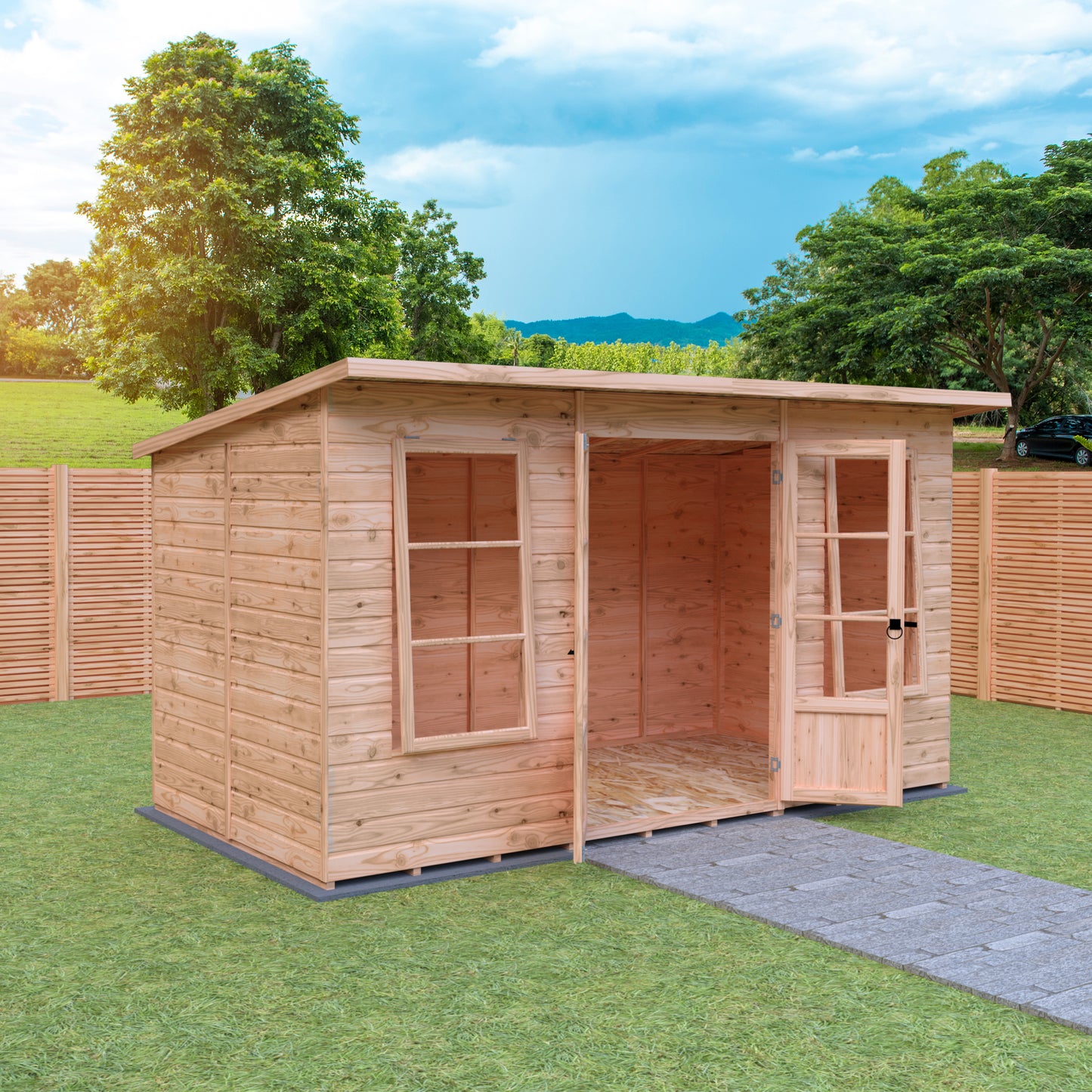 Shire Dahlia Summerhouse 12x6