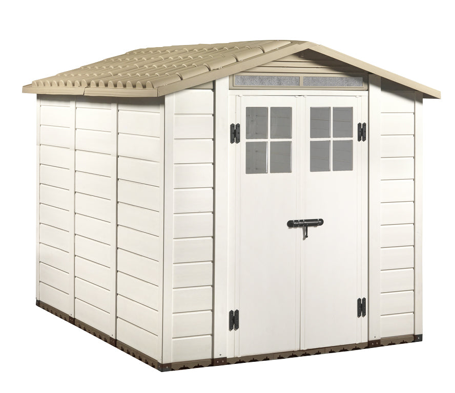 Shire Tuscany Evo PVC Plastic Garden Shed Evo 240