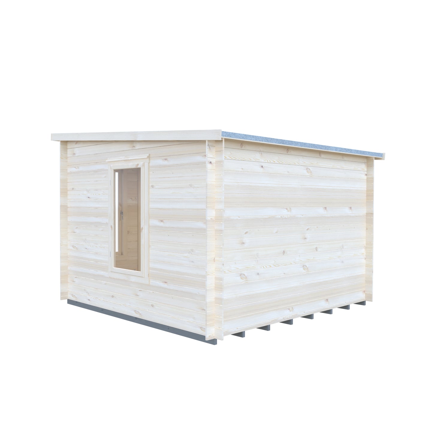 Shire Emneth Pent Log Cabin in 19mm Logs 10x10