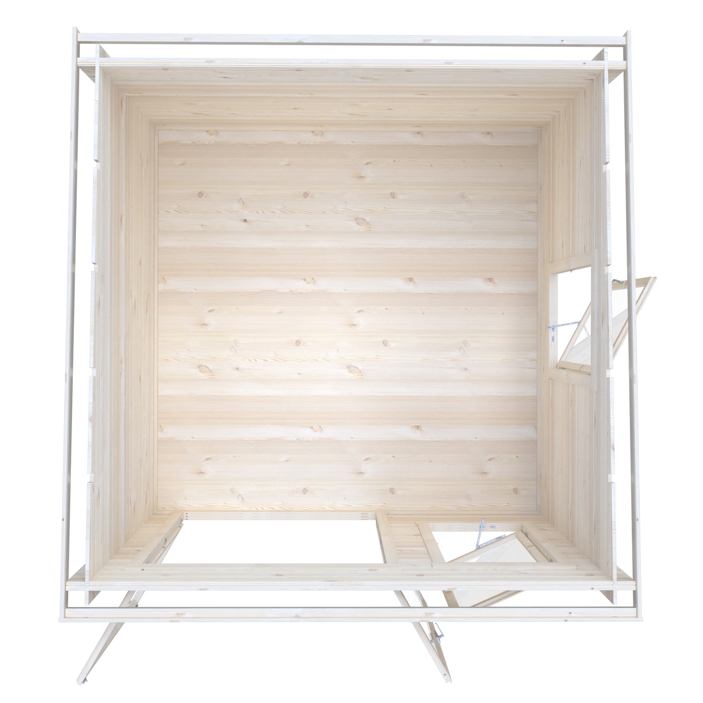 Shire Emneth Pent Log Cabin in 19mm Logs 10x10