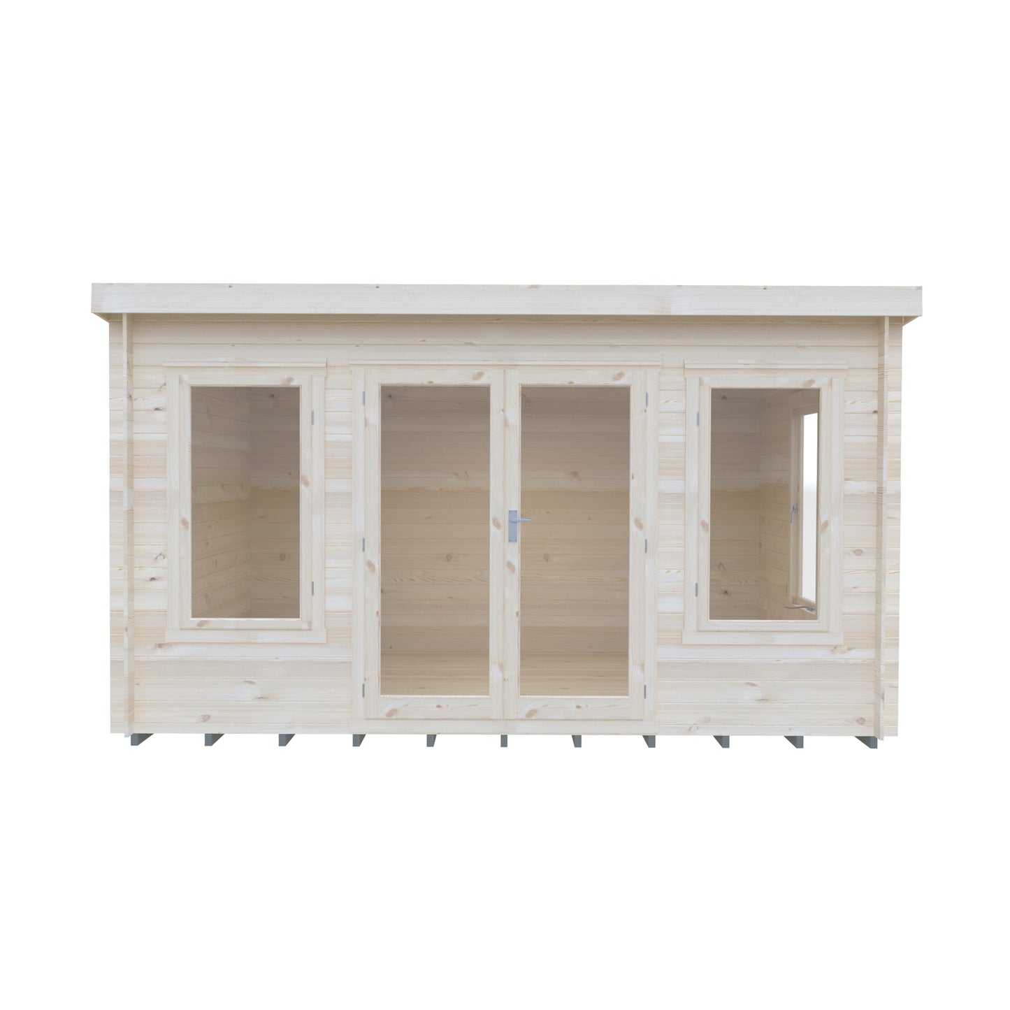 Shire Emneth Pent Log Cabin in 19mm Logs 10x13