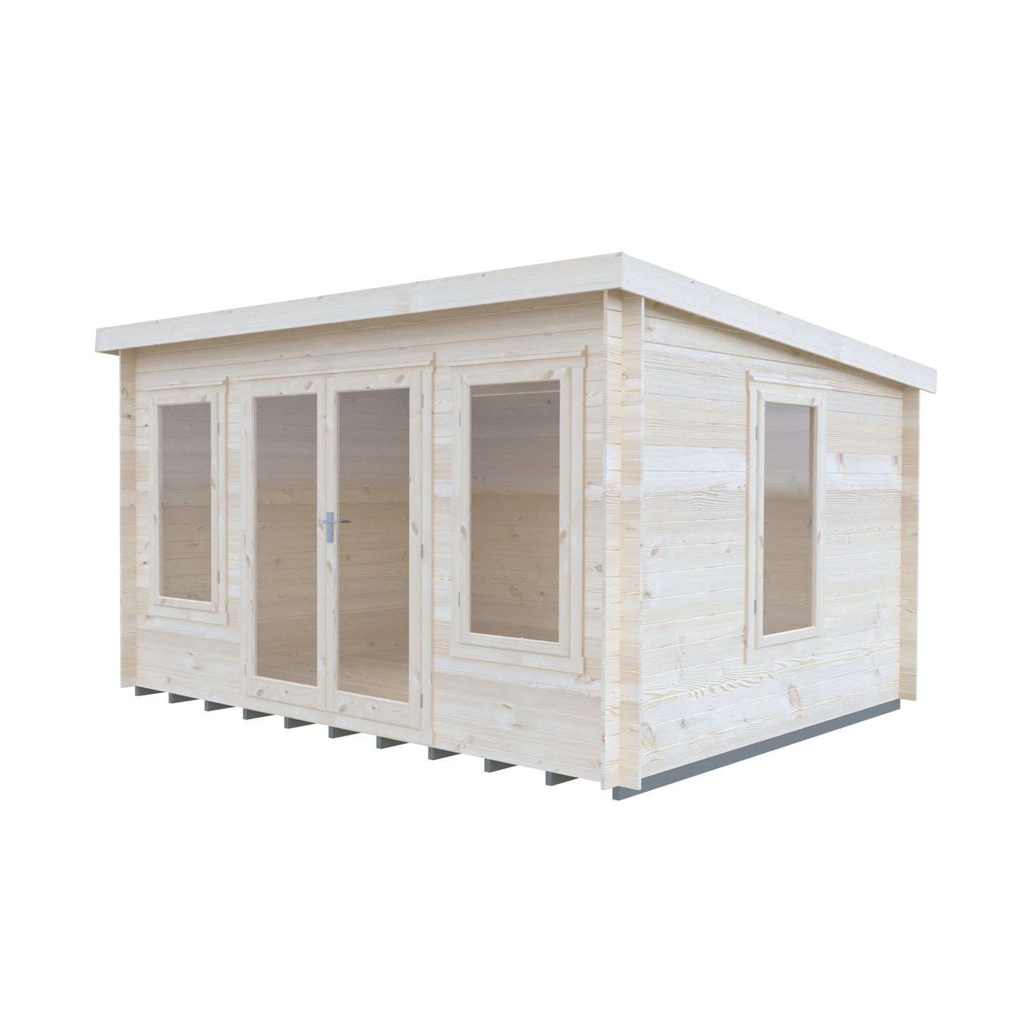 Shire Emneth Pent Log Cabin in 19mm Logs 10x13
