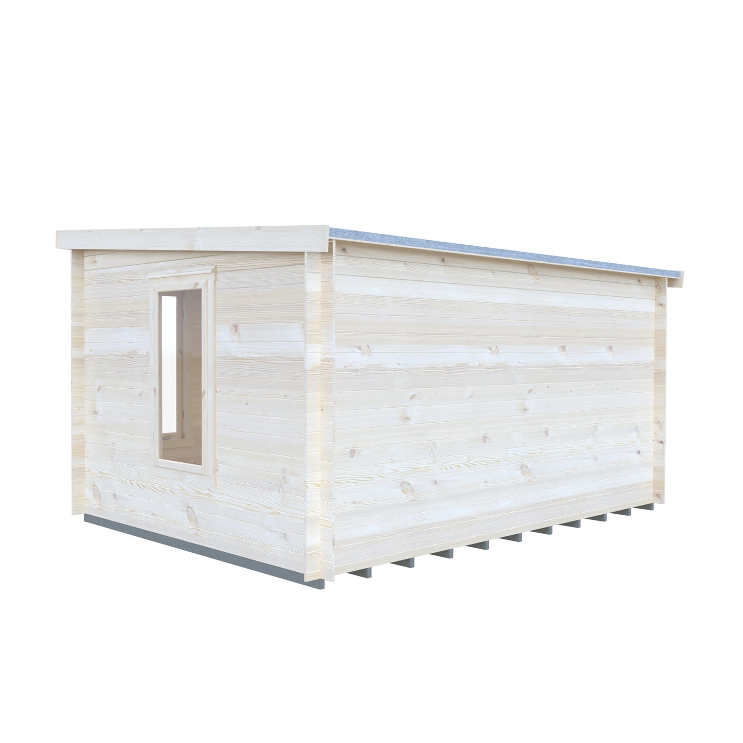 Shire Emneth Pent Log Cabin in 19mm Logs 10x13