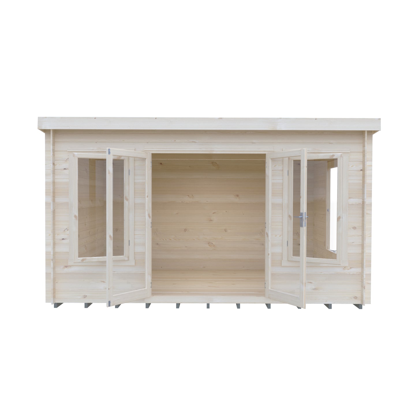 Shire Emneth Pent Log Cabin in 19mm Logs 10x13