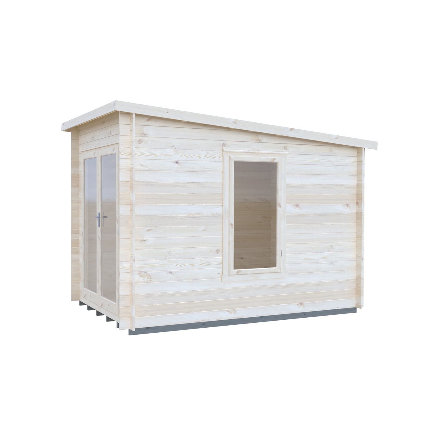 Shire Emneth Pent Log Cabin in 19mm Logs 10x7