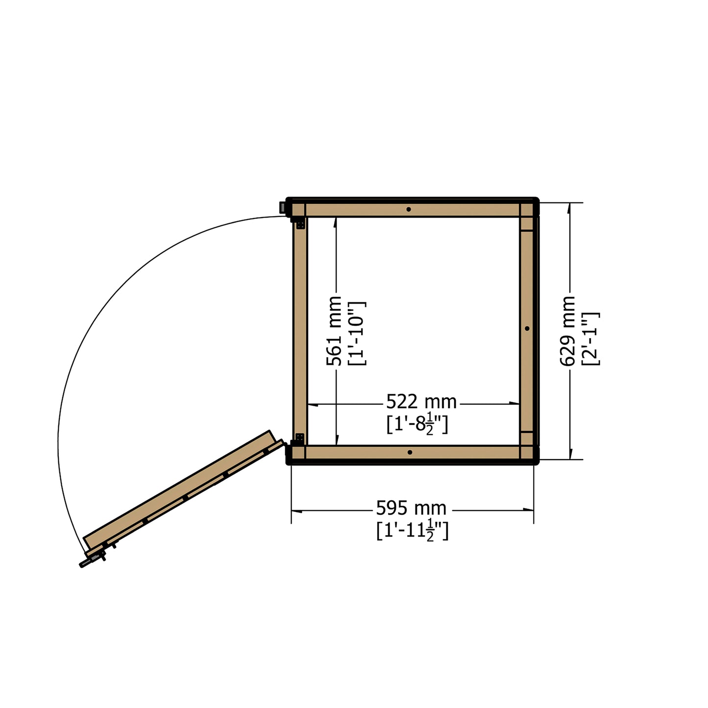 Shire Wooden Garden Store 2x2