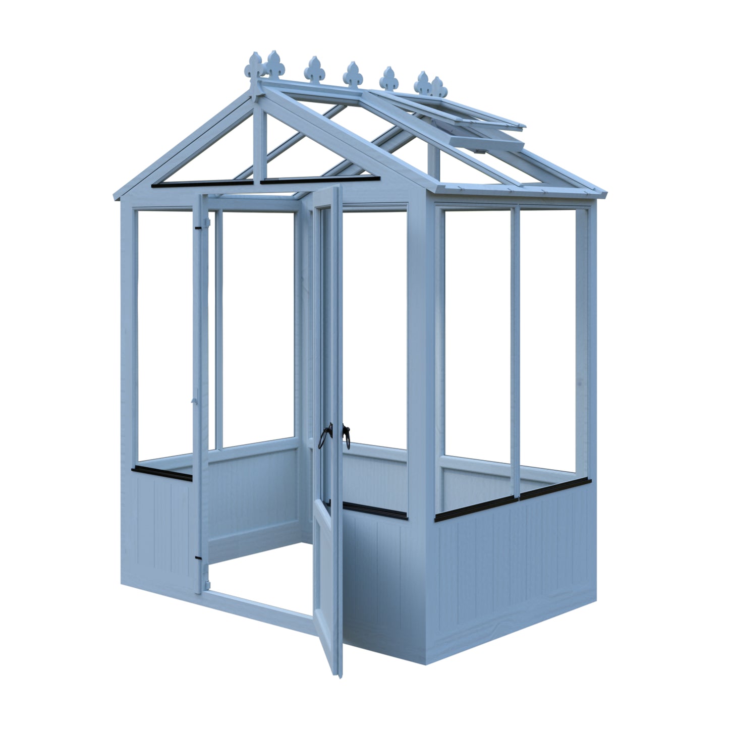 Shire Holkham Wooden Apex Greenhouse 4' x 6'
