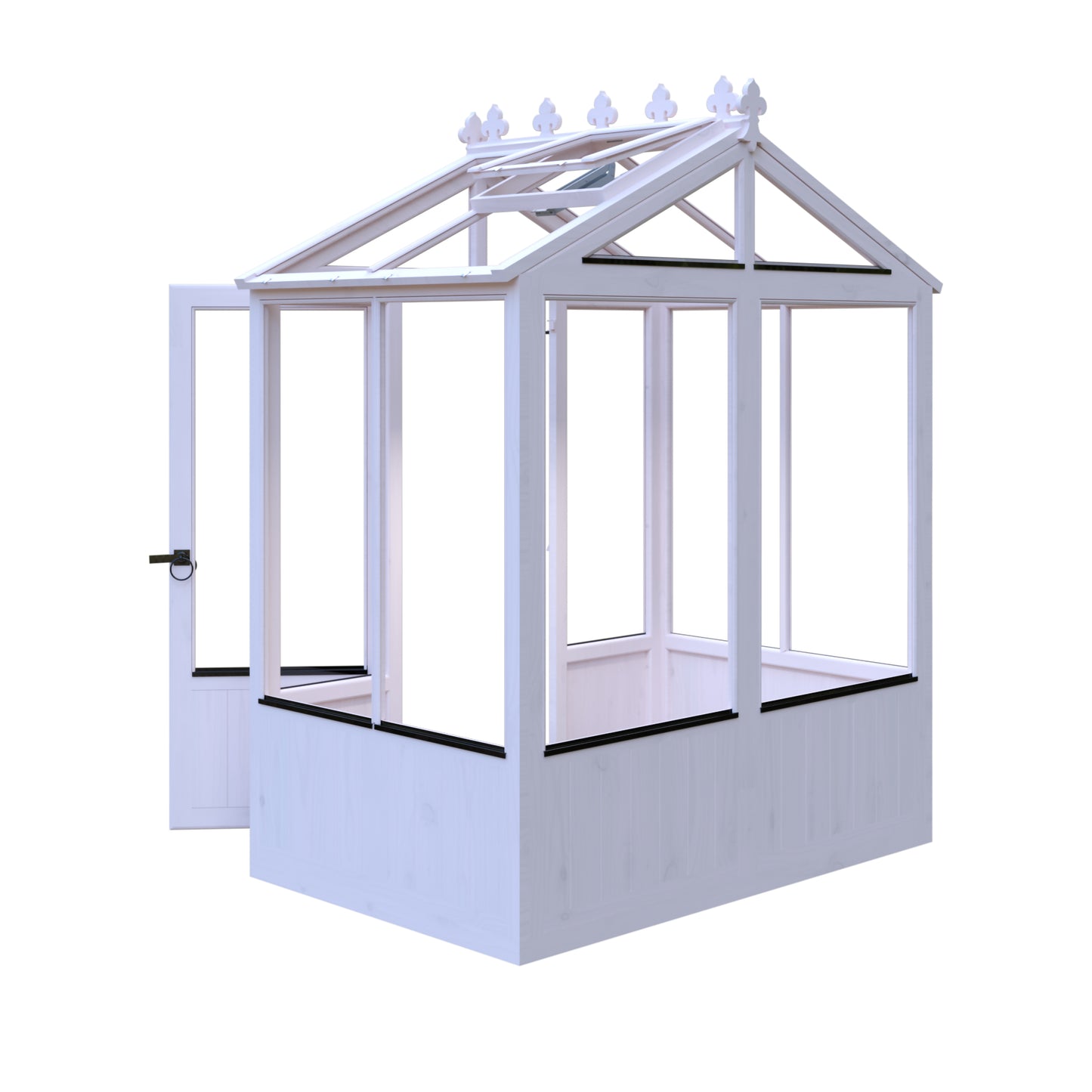 Shire Holkham Wooden Apex Greenhouse 4' x 6'