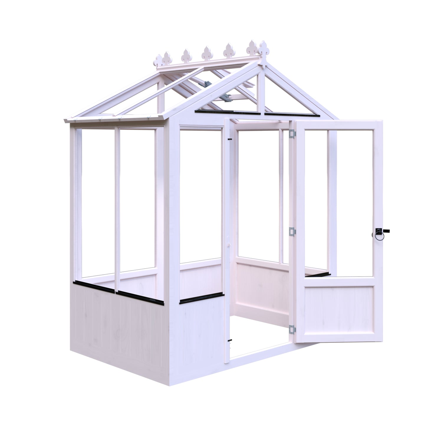 Shire Holkham Wooden Apex Greenhouse 4' x 6'