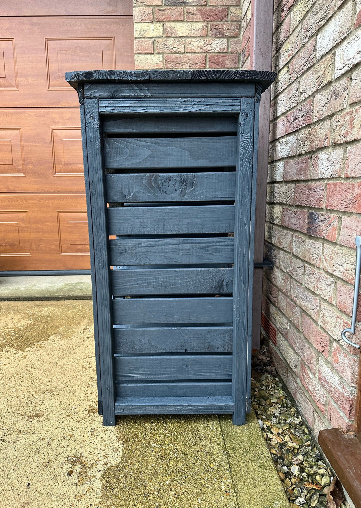 Shire 3 x 1 Woodlowe Cross Log Store - Pressure Treated