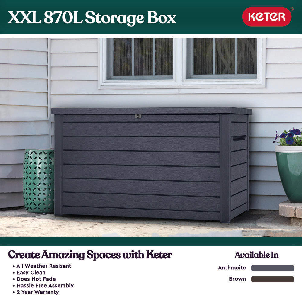 Keter Ontario XXL Deck Box 870L