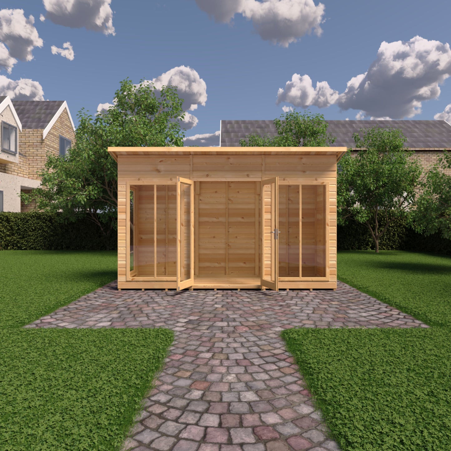 Shire Lela Pent Summerhouse 12x4