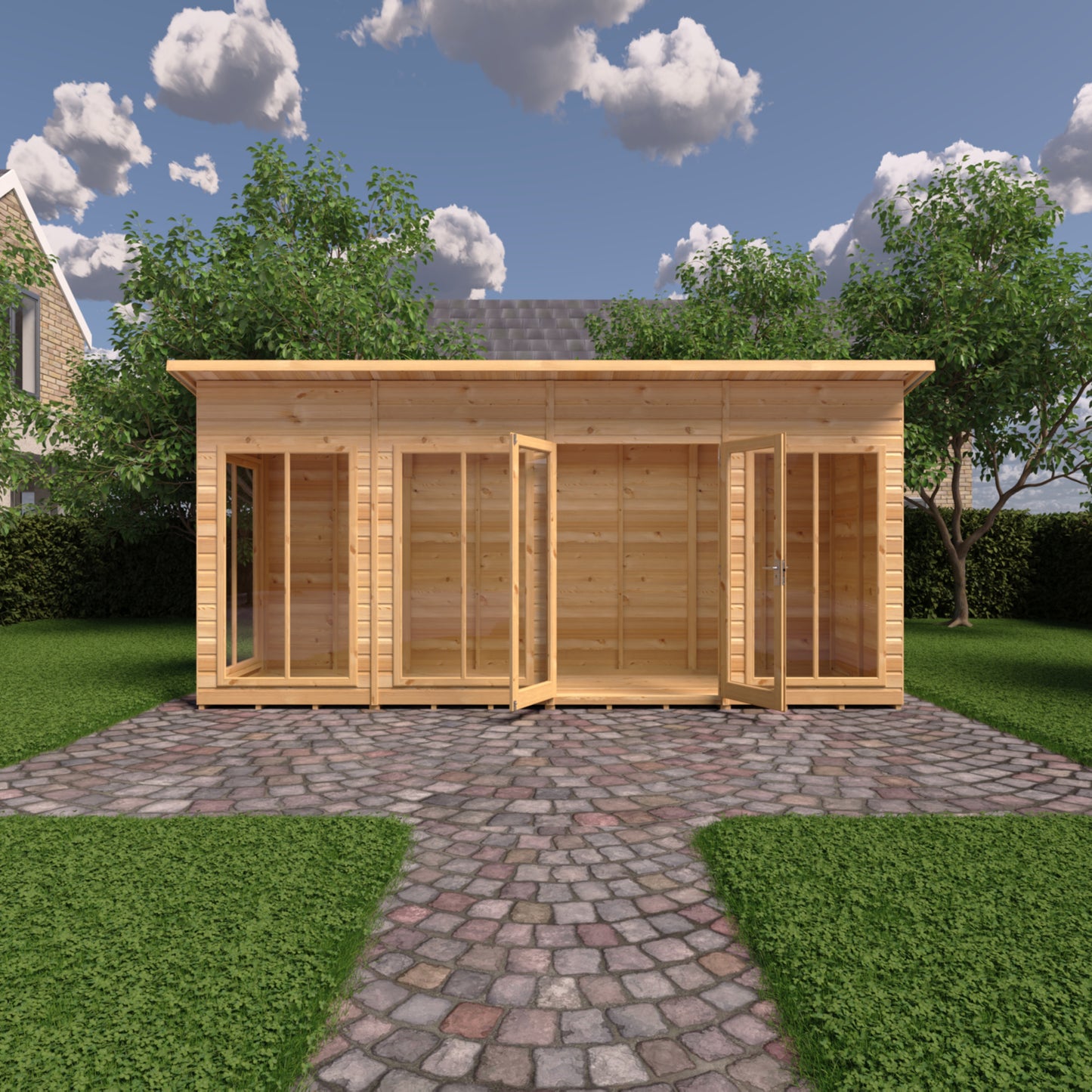 Shire Lela Pent Summerhouse 16x4