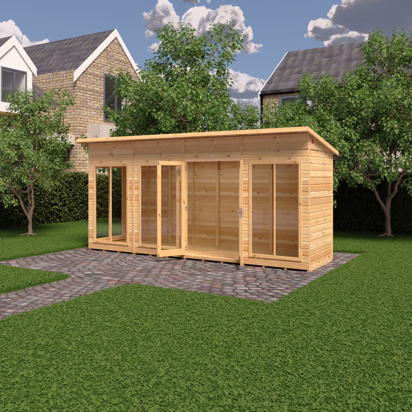 Shire Lela Pent Summerhouse 16x4