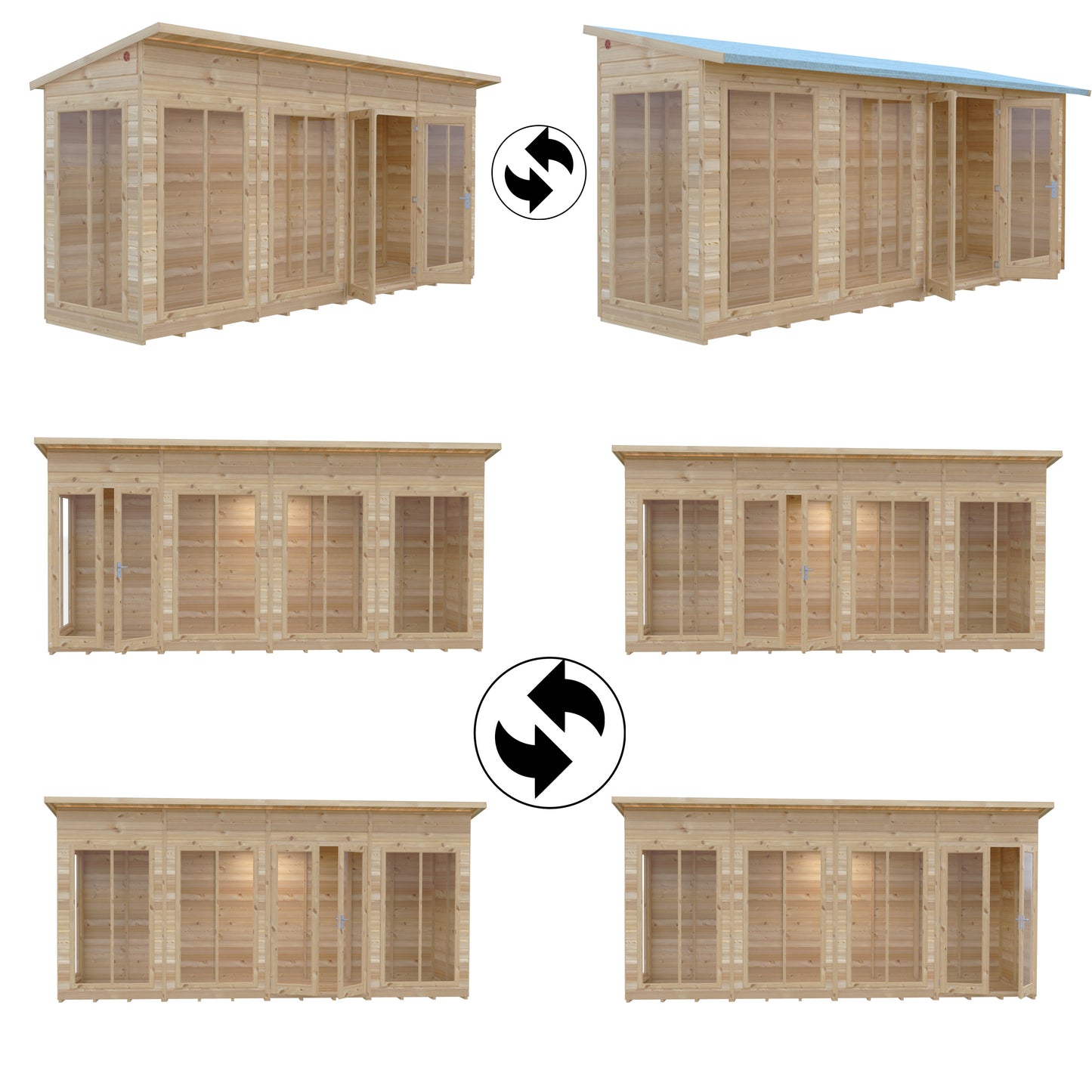 Shire Lela Pent Summerhouse 16x6
