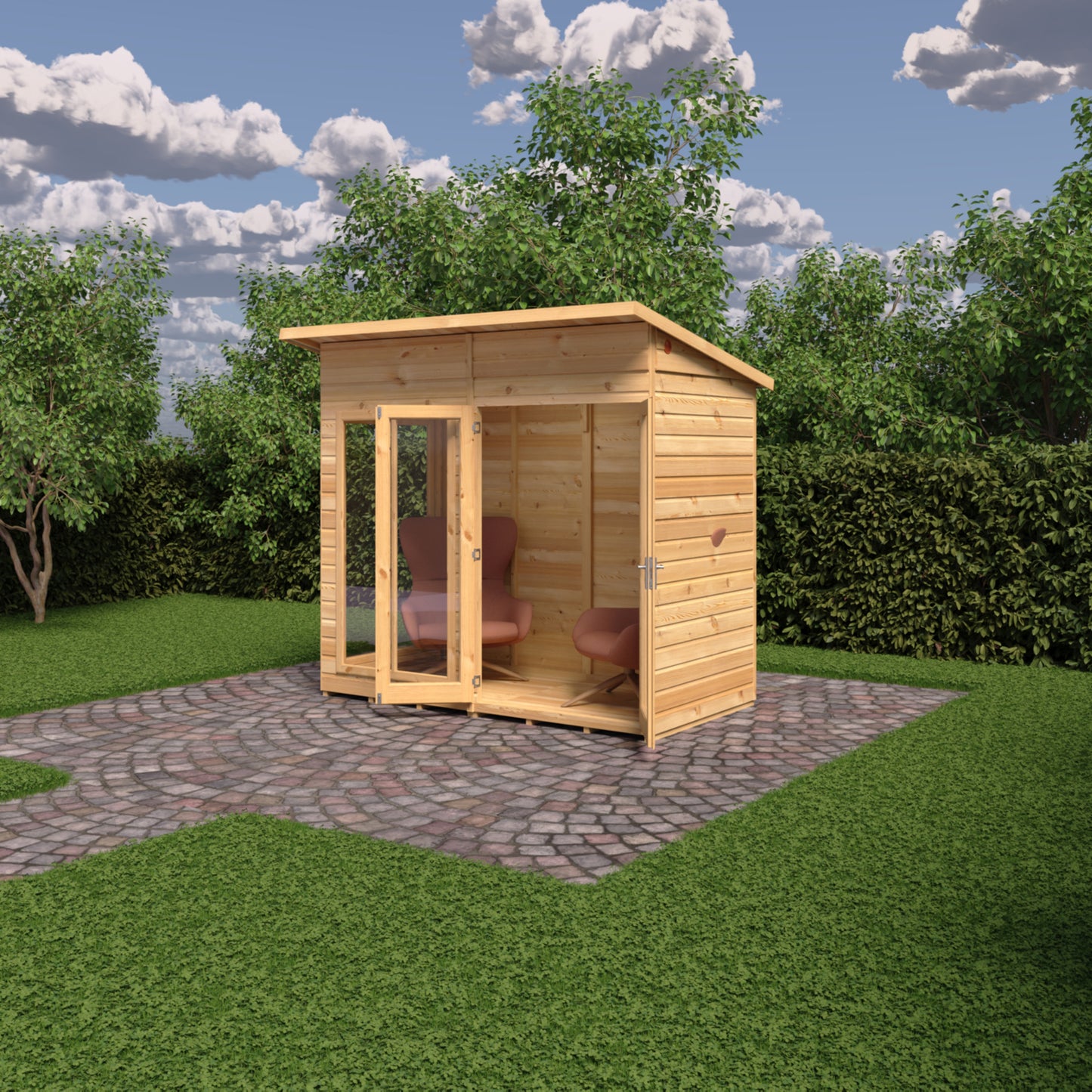 Shire Lela Pent Summerhouse 8x4