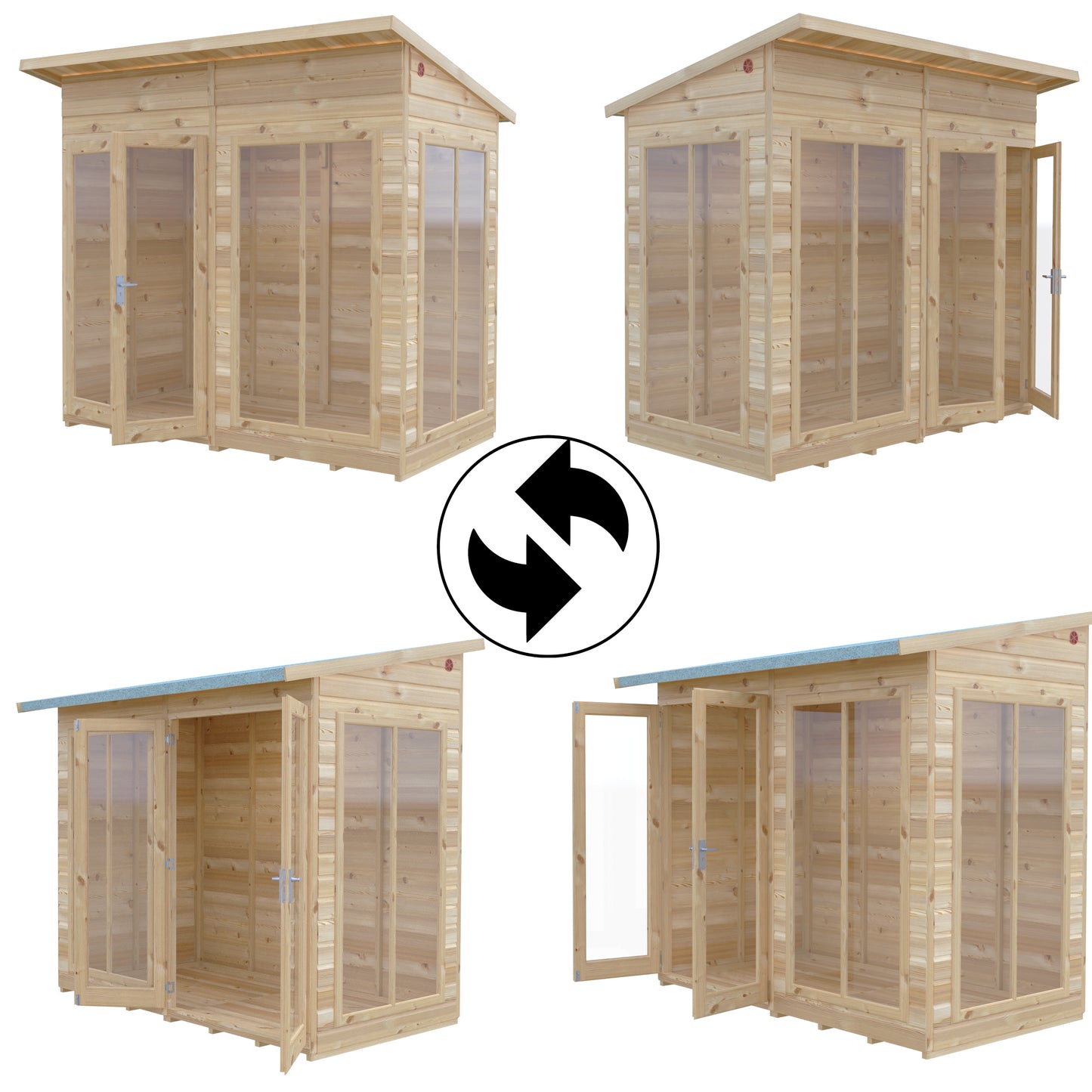 Shire Lela Pent Summerhouse 8x4