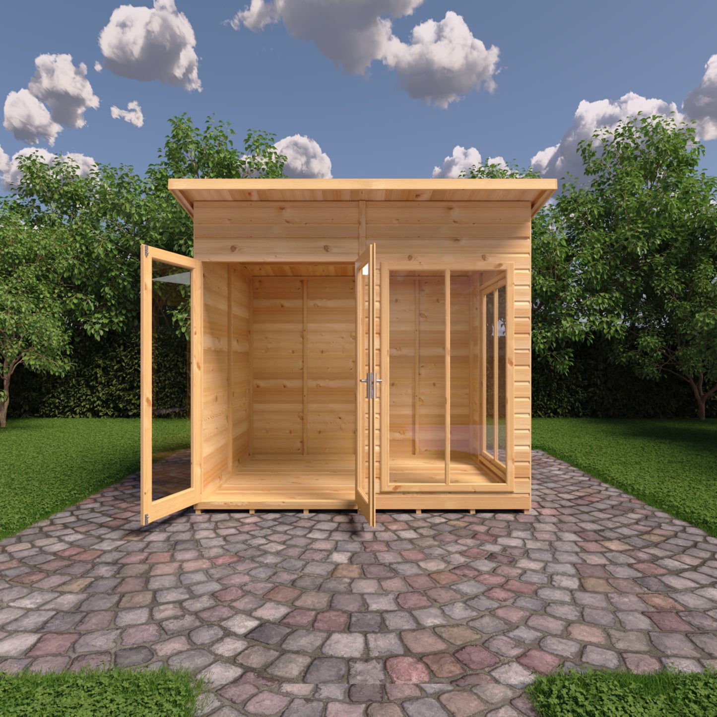 Shire Lela Pent Summerhouse 8x6