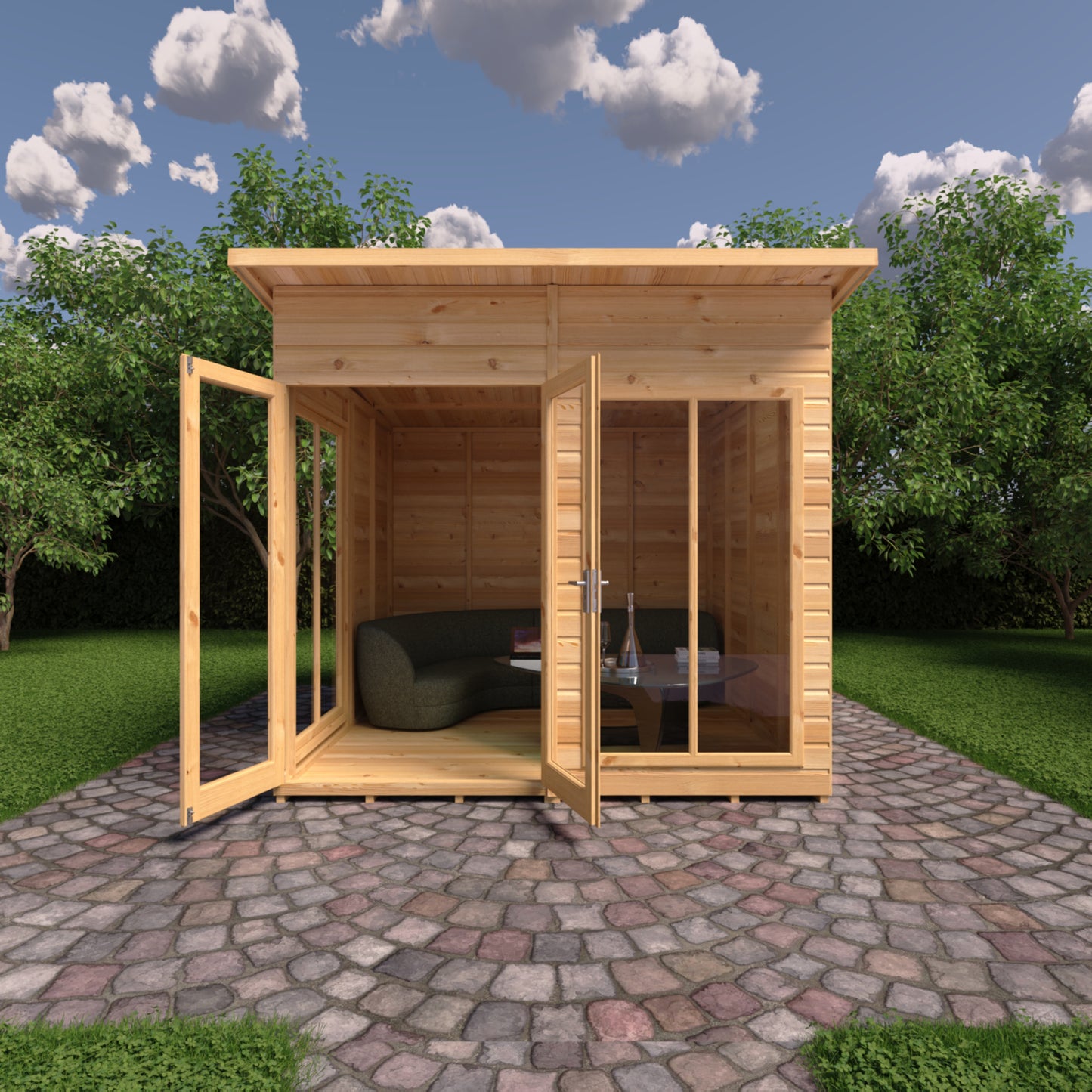 Shire Lela Pent Summerhouse 8x8