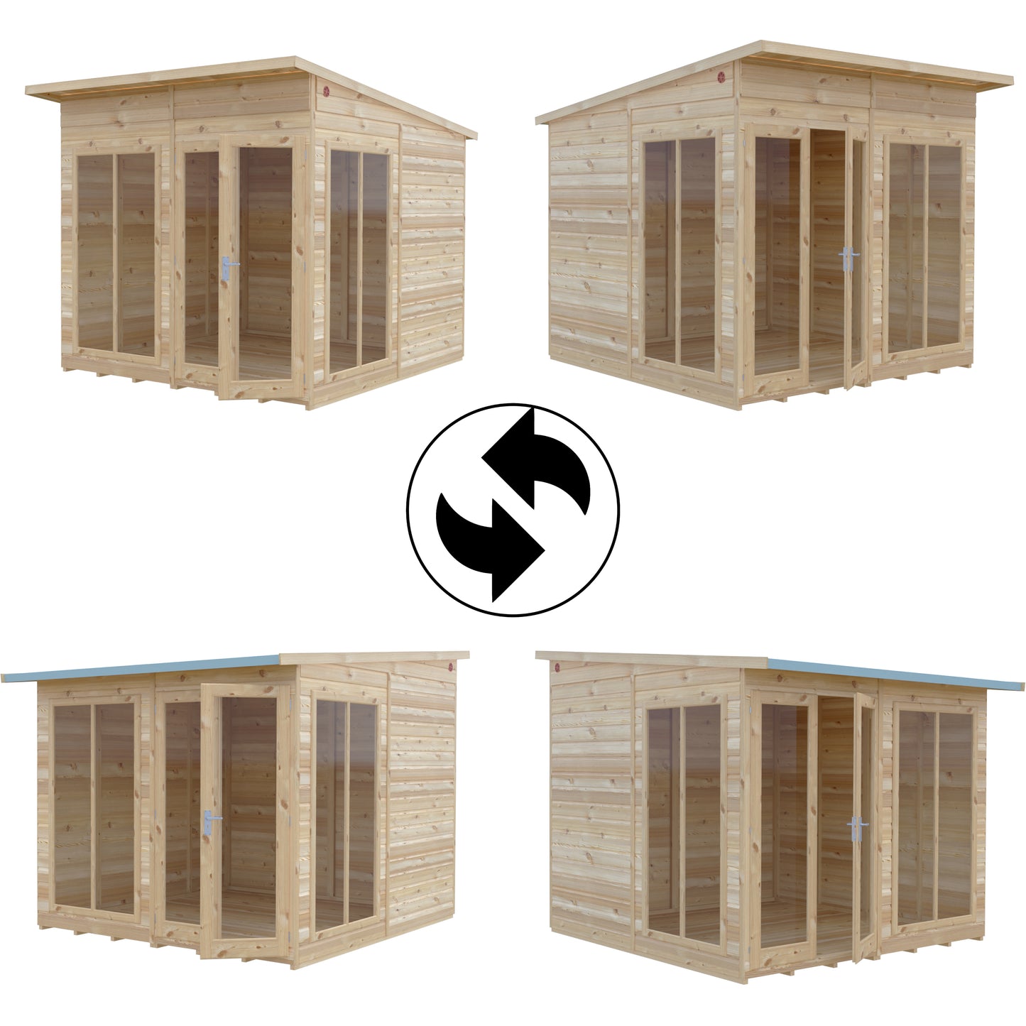 Shire Lela Pent Summerhouse 8x8